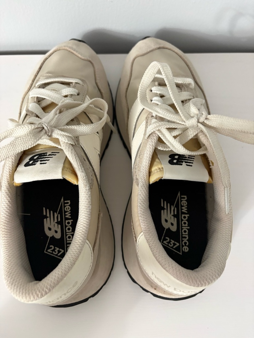 New Balance 237 Moonbeam Sea Salt Retro Lifestyle Sneakers - Women’s Size 8 - Picture 5 of 10